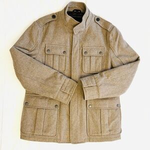 Hugo Boss Men’s Colbar Wool Coat